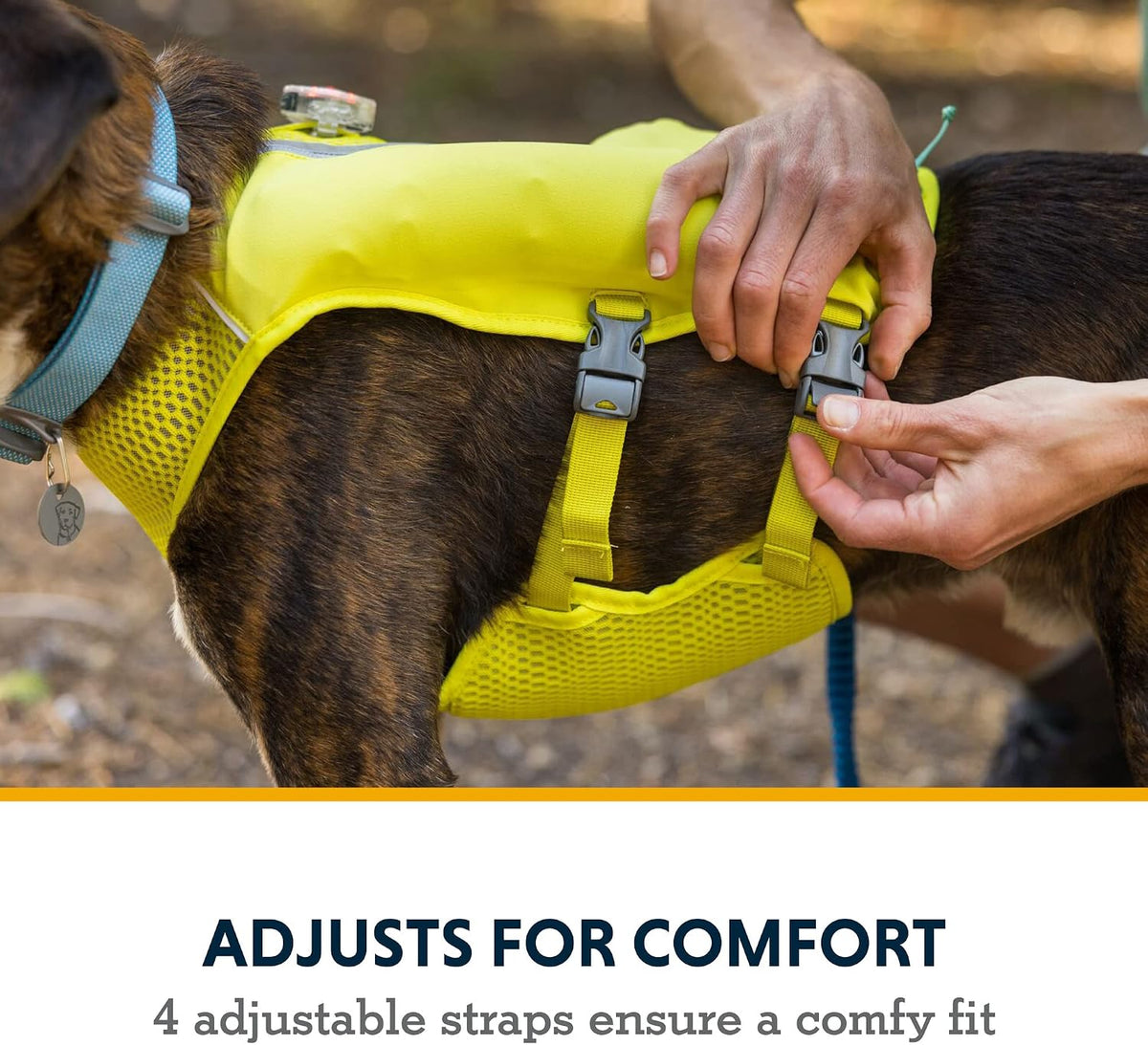 Adjustable Athletic Dog Harness Vest for Jogging, Light Green