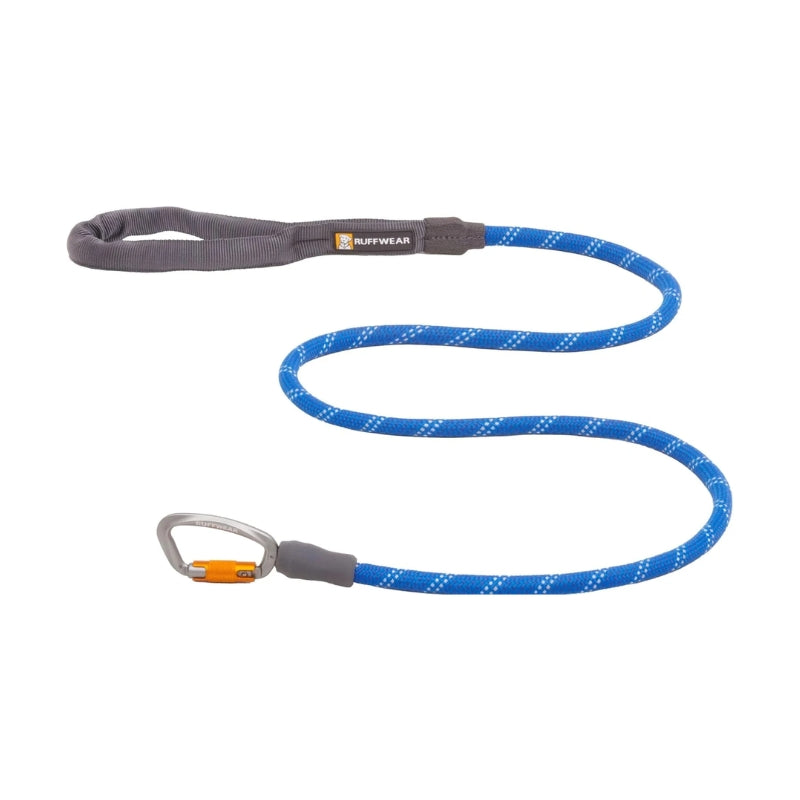Rope Dog Leash with Locking Carabiner Clip for Dogs, Blue