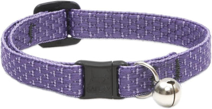Eco Safety Breakaway Cat Collar with Bell, Adjustable, Lilac