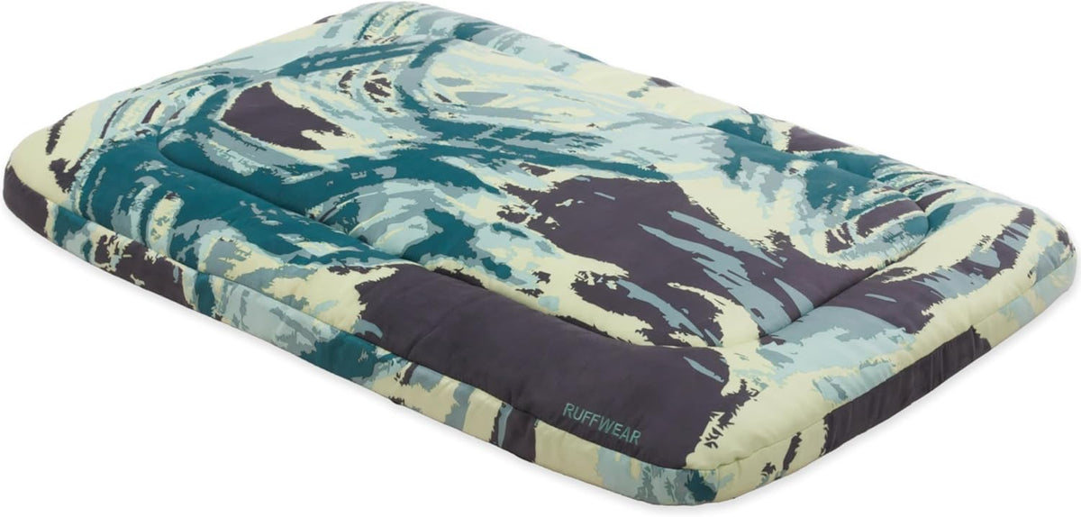 Washable Foldable Outdoor Dog Mattress Bed, Sweeping Sage