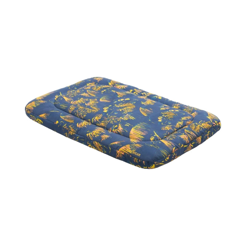 Compact Travel Dog Crate Mat and Camping Bed, Deep Jungle