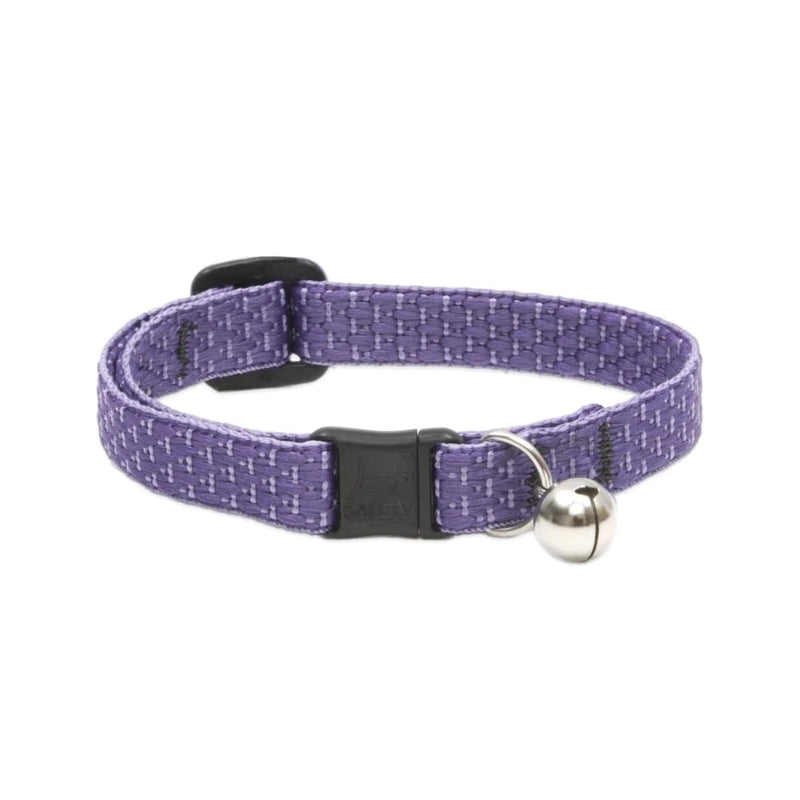 Eco Safety Breakaway Cat Collar with Bell, Adjustable, Lilac